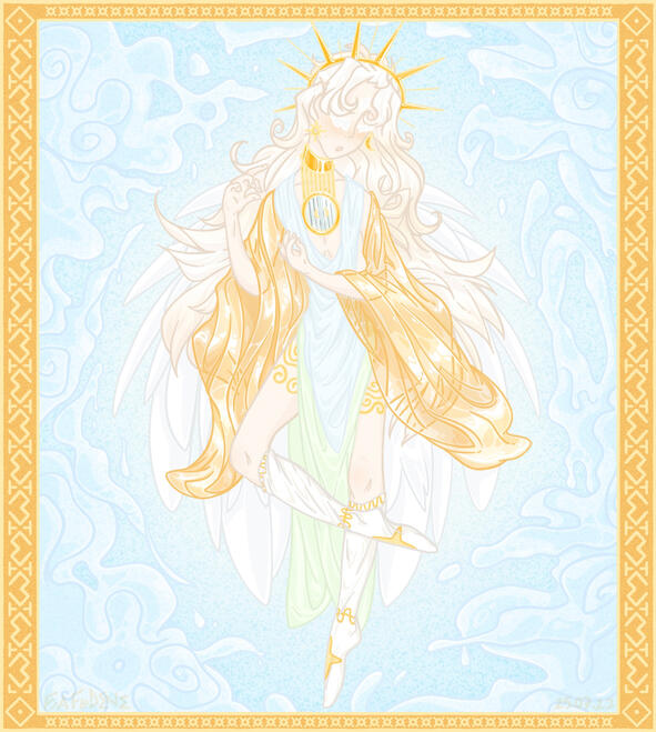 «In Ancient Times» – An image of pure bright soul