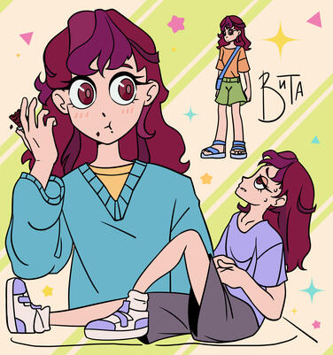 Vita's character sketch – «I won't let you hurt me» project